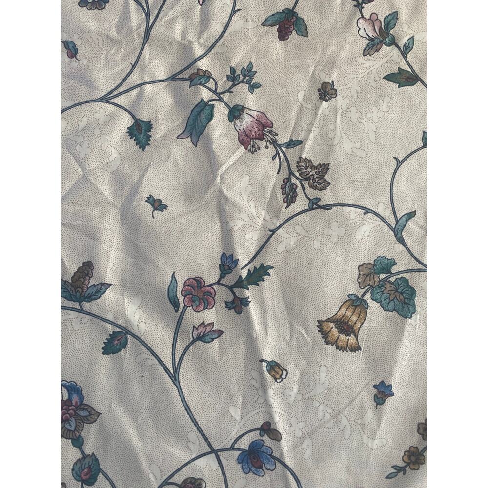 Hose N Home floral fabric vintage swatch 26” x 54” wide light weight